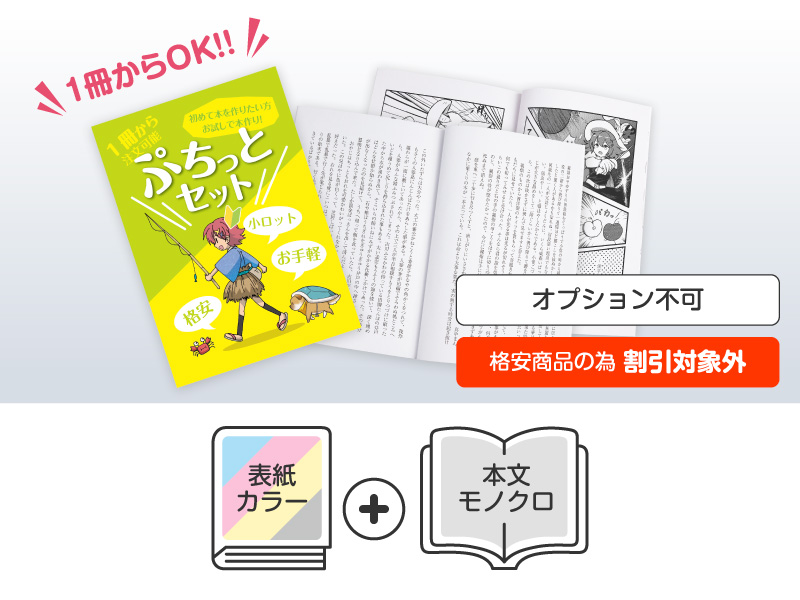 ぷちっとセット | 同人誌印刷・グッズ制作｜株式会社栄光